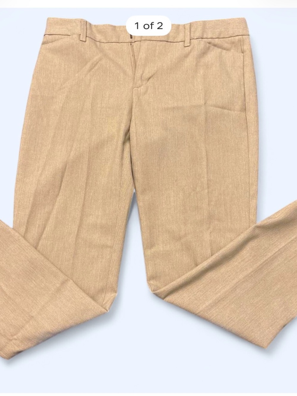GAP Women's Cropped Dress Pants in Light Tan